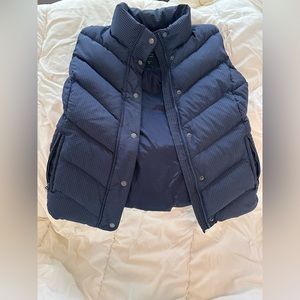 GAP Puffer Vest - Navy with fine white dots